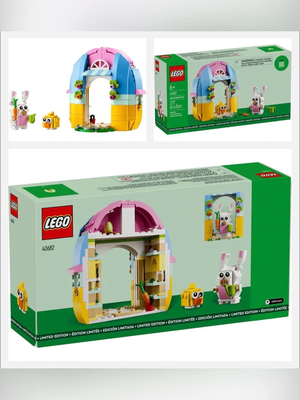 LEGO Spring Garden House, NWT, with bunny and duck